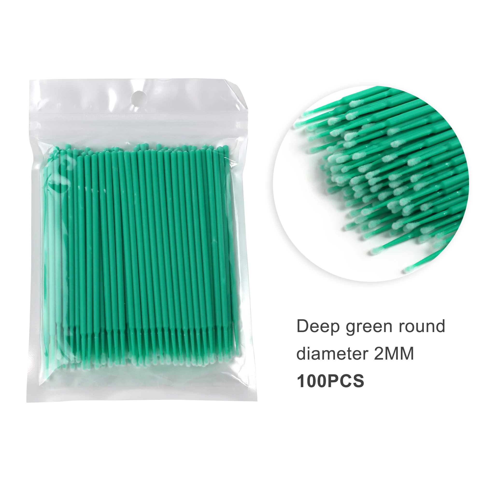 Factory Price Eyelash Extension Swab Makeup Disposable Microbrush Micro Brushes Lash Cotton Swab for Lash Extension