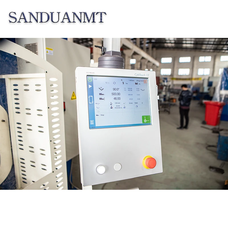 
factory 110T Small hydraulic press brake bending machine with CNC controller for metal plate 