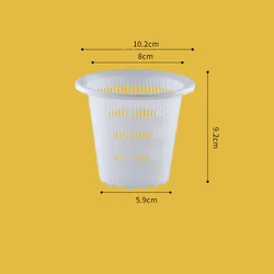 factory  Net Cups Slotted Mesh Wide Lip  Plant Net Pot Bucket Basket for hydroponic planter pot