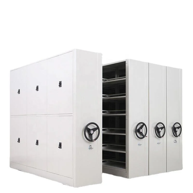 archive mobile shelving manual  double side Mobile Shelf Storage Shelving Systems Dense Cabinet