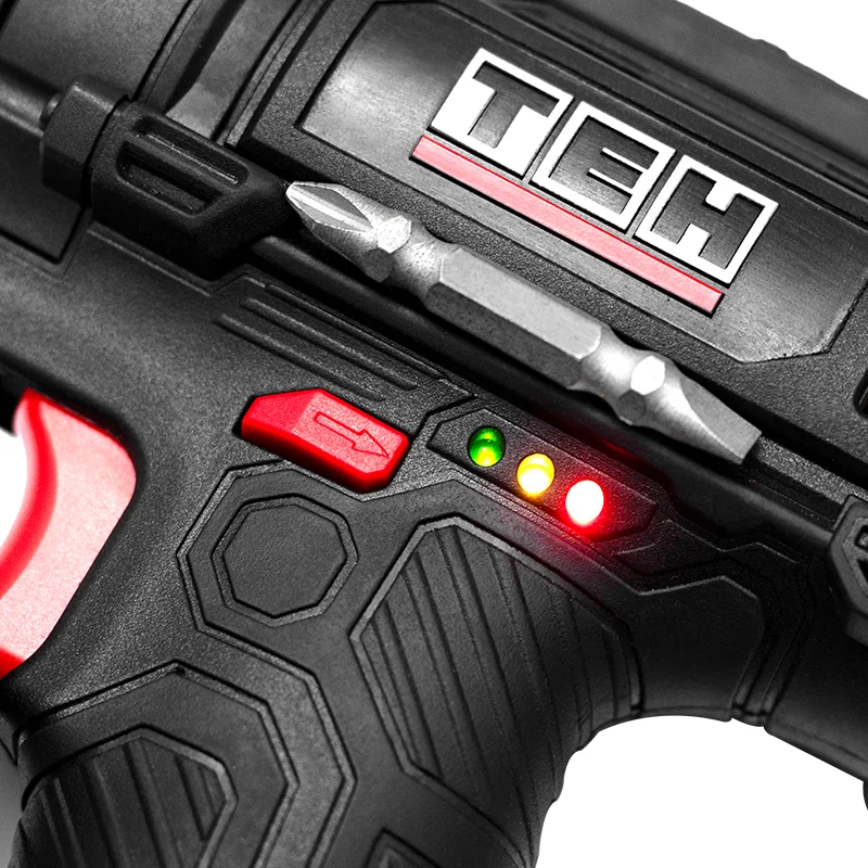 TEH 2 Gear Speed Screwdriver Combo Drill Cordless Electric Drill 12V Set