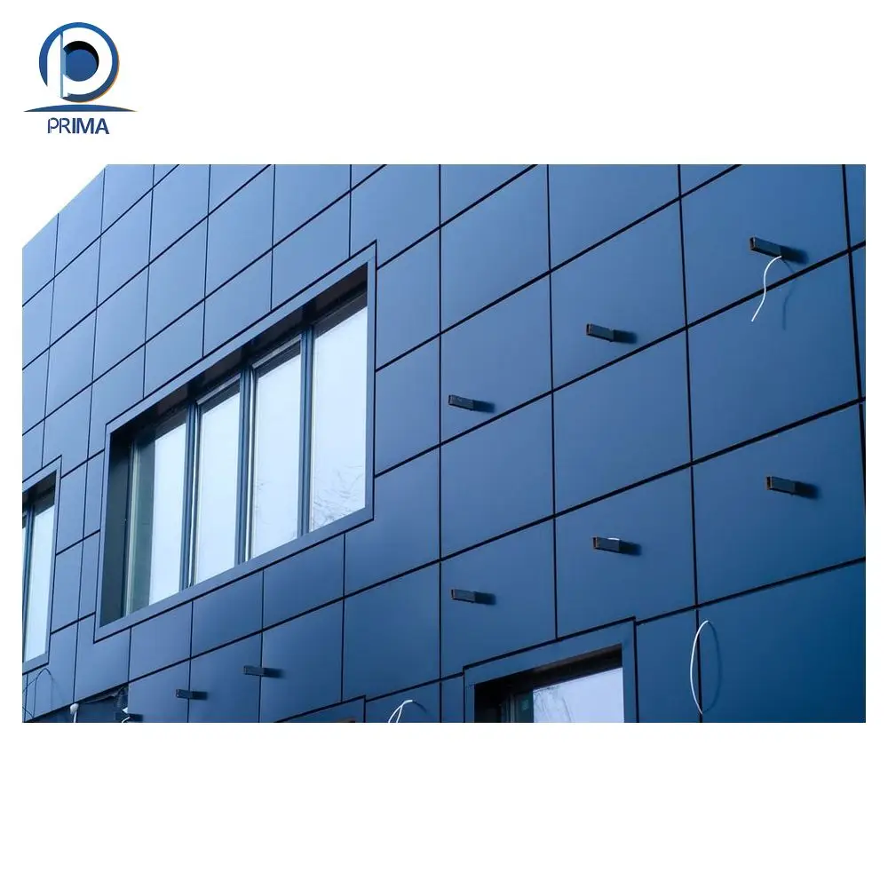 Prima High Quality Aluminum Solid Veneer Curtain Wall Cladding Exterior Decorative Building Facades