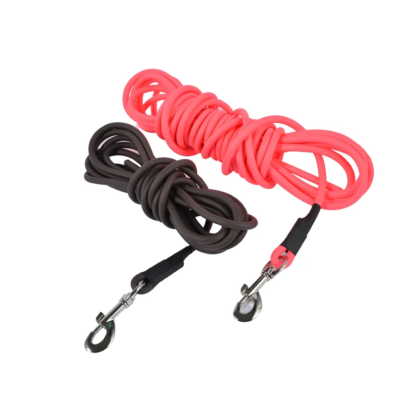  Waterproof Pvc Round Dog Rope Lead Long Training Leash Durable PVC Coated Chew Proof 5M 10M