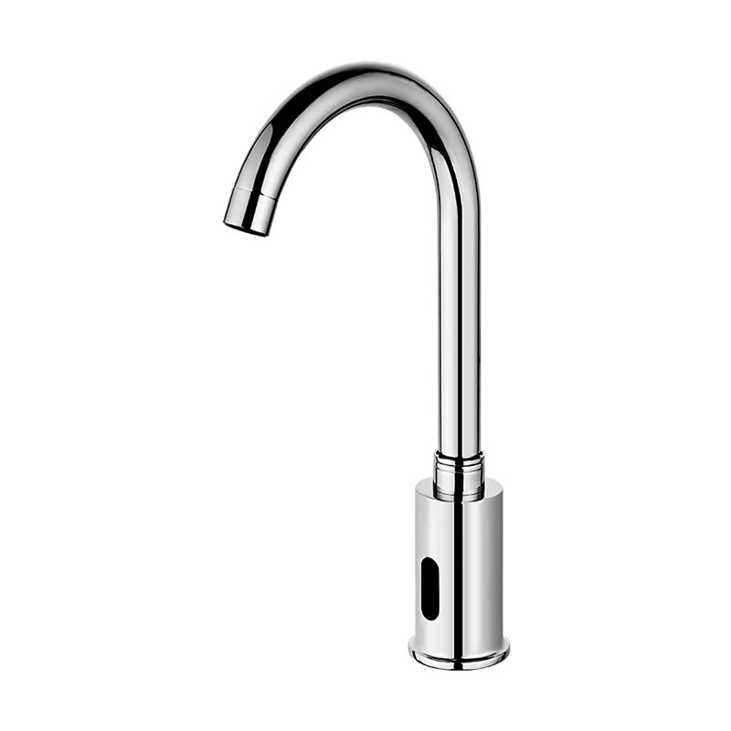 Smart Modern Style Sensor Basin Faucet  Automatic Faucet Touchless Water Tap DC Single Cooled Infrared Induction Faucet