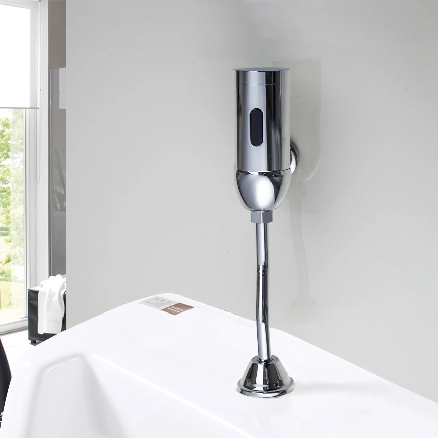 JIENI  Bathroom Sensor Urinal Bathroom Toilet Automatic Flush Valve Sensor Urinal Wall Mounted Touch Faucet Urinal