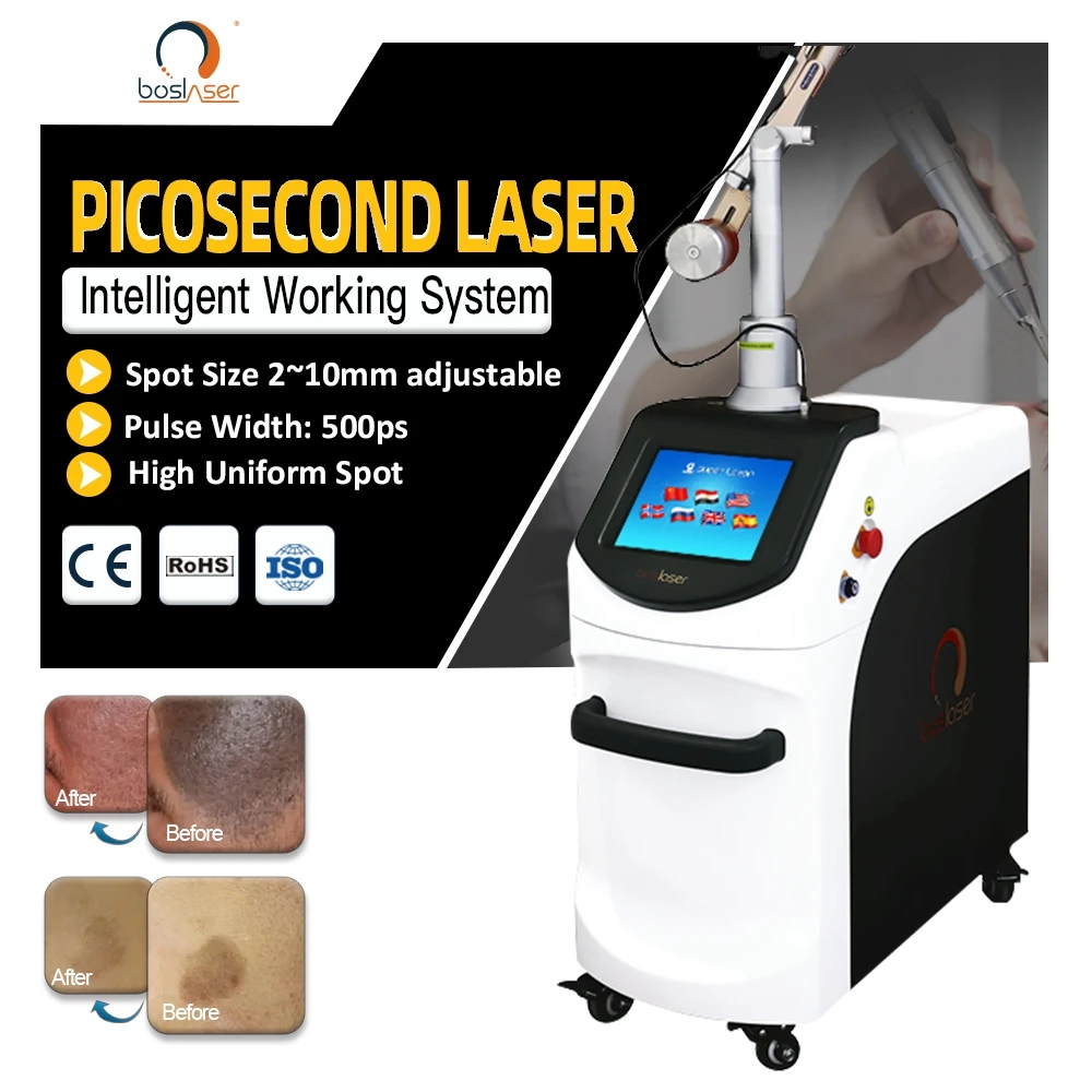 Tattoo Removal machine laser Nd Yag Laser Skin Rejuvenation Blood Vessels Removal equipment
