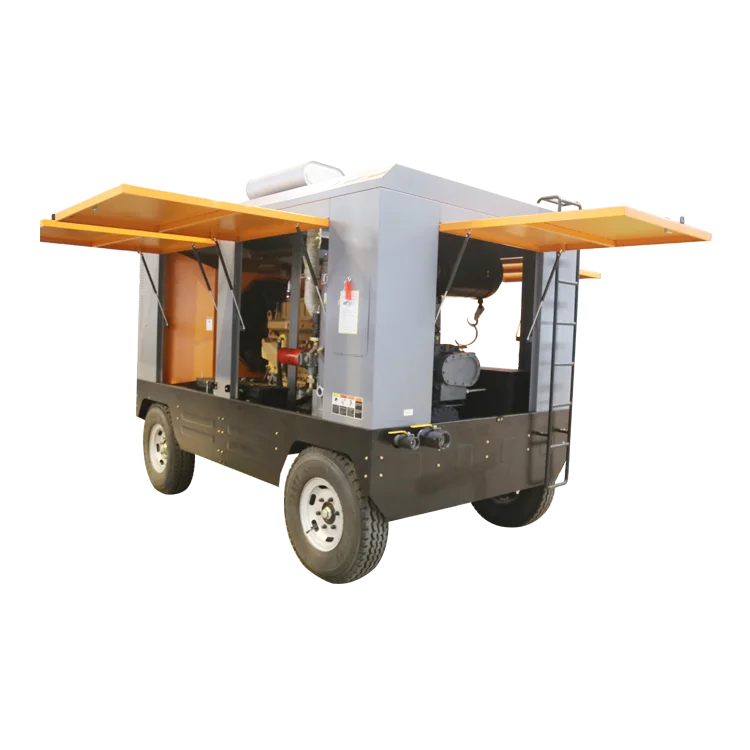 Diesel engine air compressor 150cfm 8bar 30kw 40HP APCOM portable air screw compressor diesel 150 cfm HG150-8C