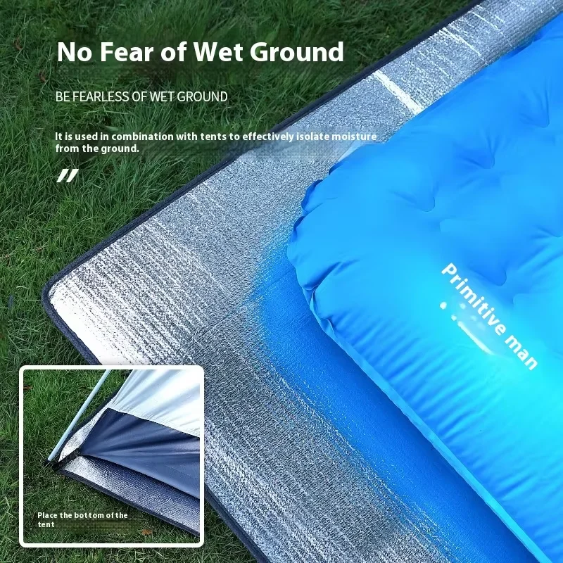 Dual-Sided Single Foldable Dormitory Waterproof Moisture-Proof Mattress Thick Picnic Mat for Wilderness Camping
