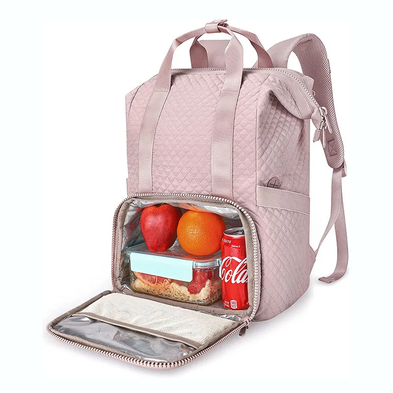 Multifunction Custom Logo Large Travel Waterproof 15.6 Inch Laptop Bag Insulated Cooler Lunch Backpack For Women