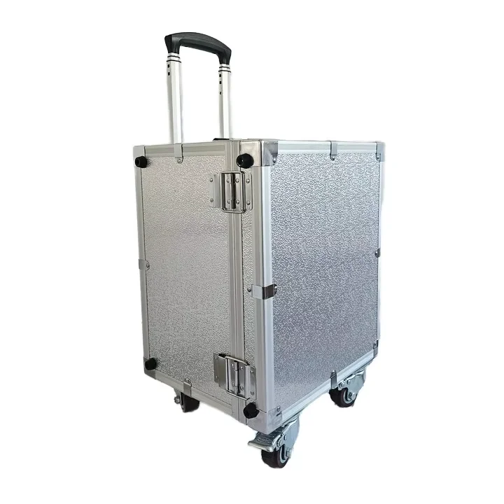 Custom made Trolley case aluminum case with wheel for tool equipment flight case