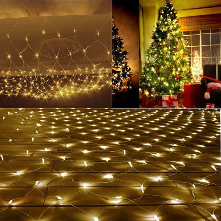 2x2M 400LEDs Mesh Fairy String Light Garland lighting Fairy Wedding Party Holiday LED Light Net