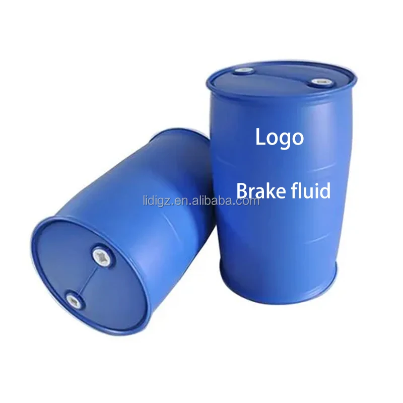 Wholesale Cheap Bulk 200L Drum Brake Oil Dot 3/Dot4 Brake Fluid High Quality Chemicals