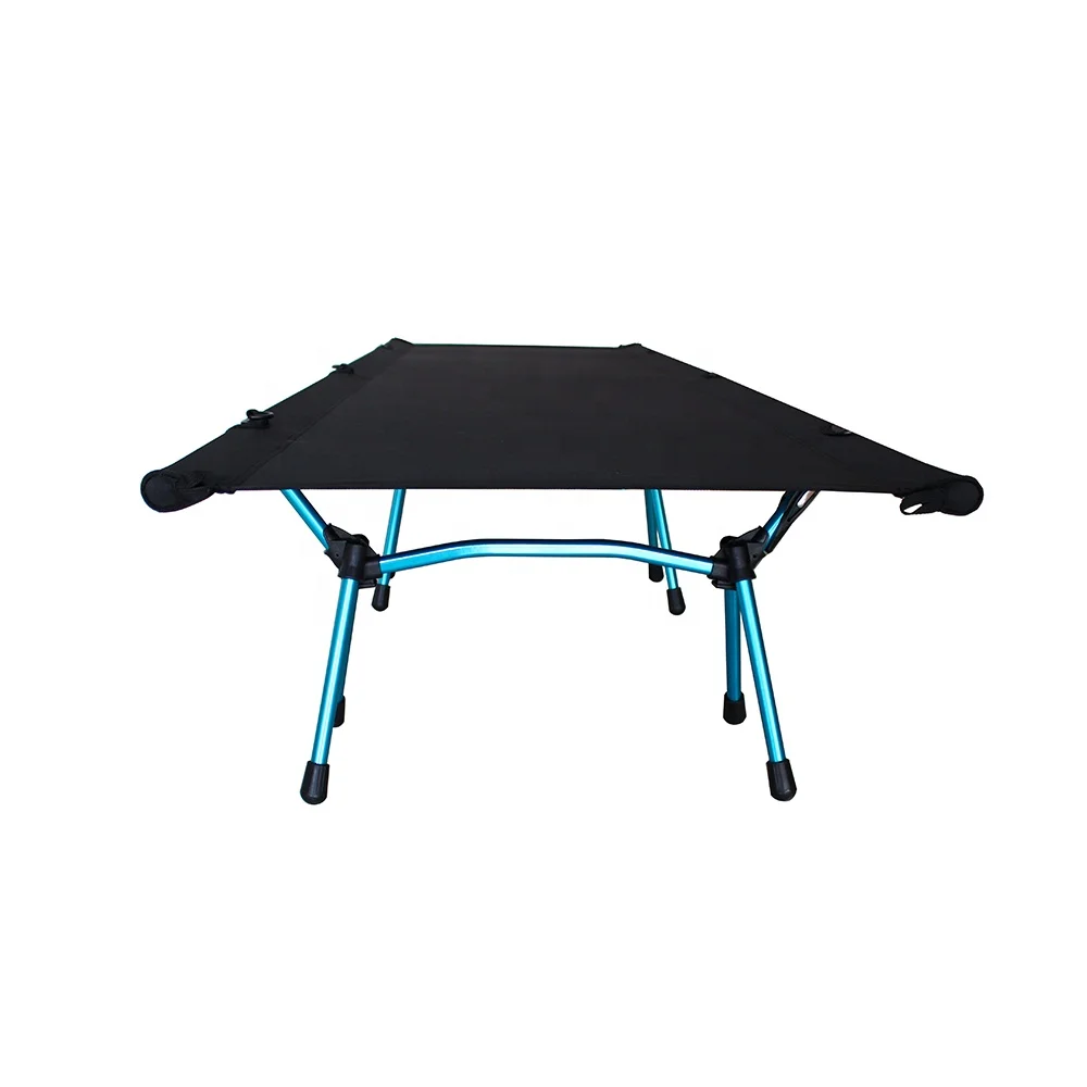 Lightweight Aluminum Folding Outdoor Portable Camping Cot Travel Ultralight Bed For Beach Hiking