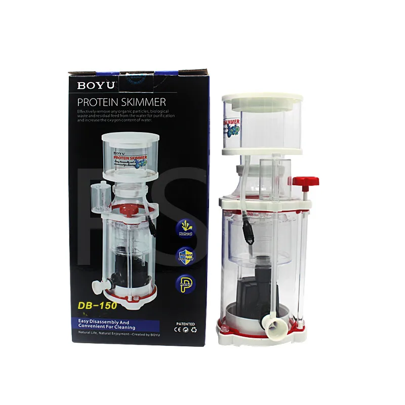Boyu DB 120 150 200 Aquarium protein separator seawater fish tank egg foam processor needle brush defoaming nitrogenizer