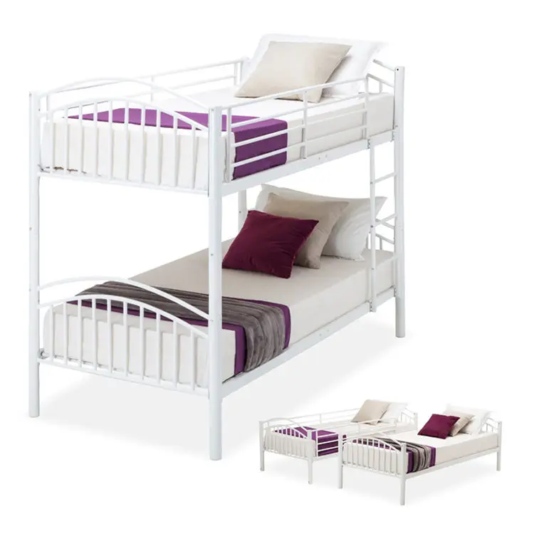 Anti-corrosion Treatment Adult Bunk Beds Cheap Double Loft Twin Bed Bunk Dormitory Bed