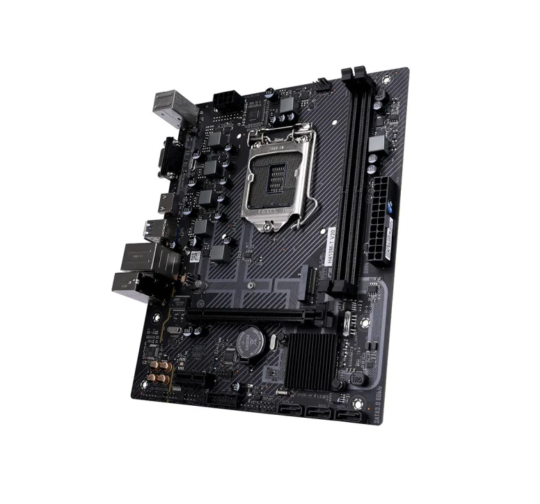 mining gaming motherboard H410M-T V20 motherboard supports tenth generation CPU 10100/10400F/10500 (Intel H410/LGA 1200)