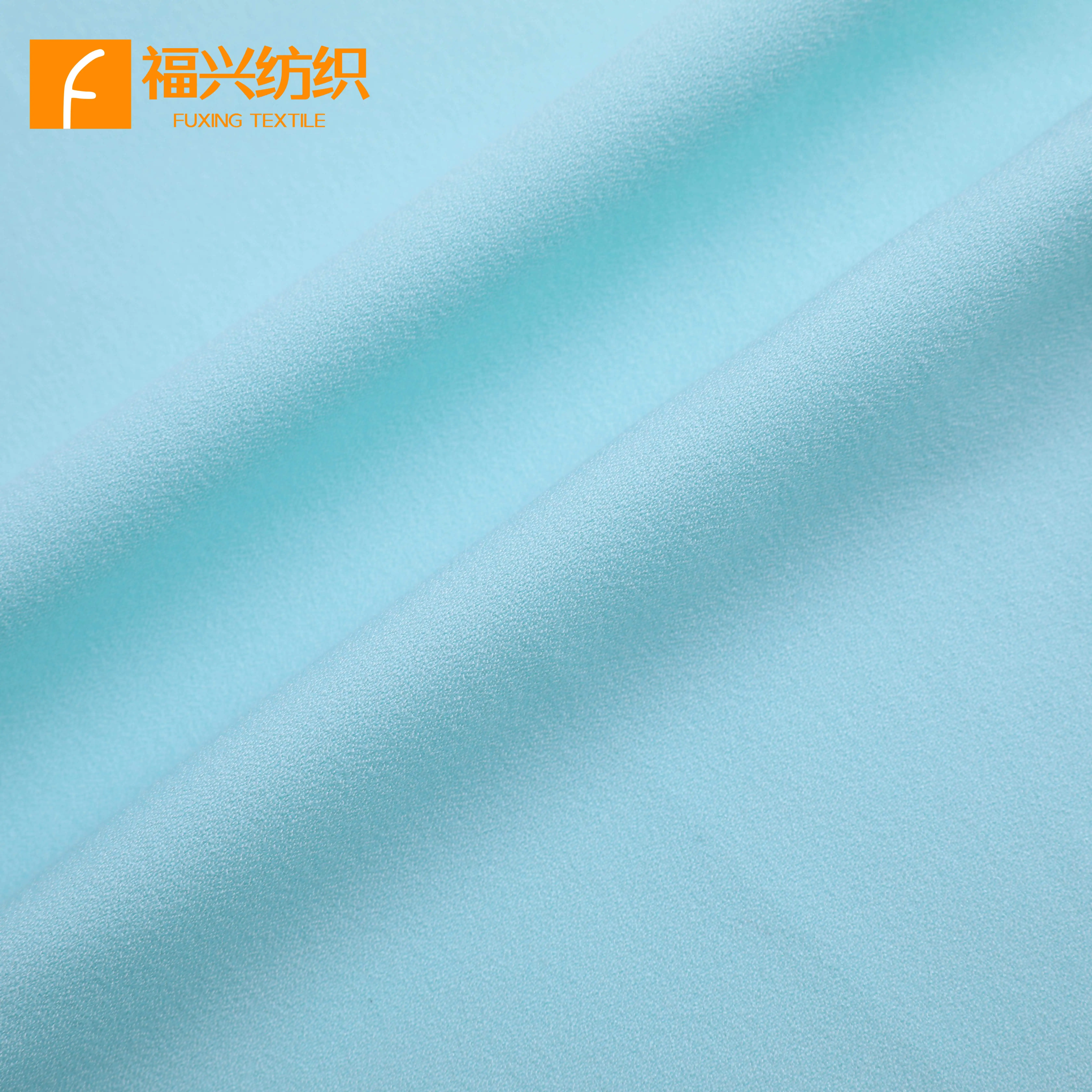 High Quality Polyester Viscose Spandex 4 Way Stretch Crepe Tr Suiting Fabric for Pants