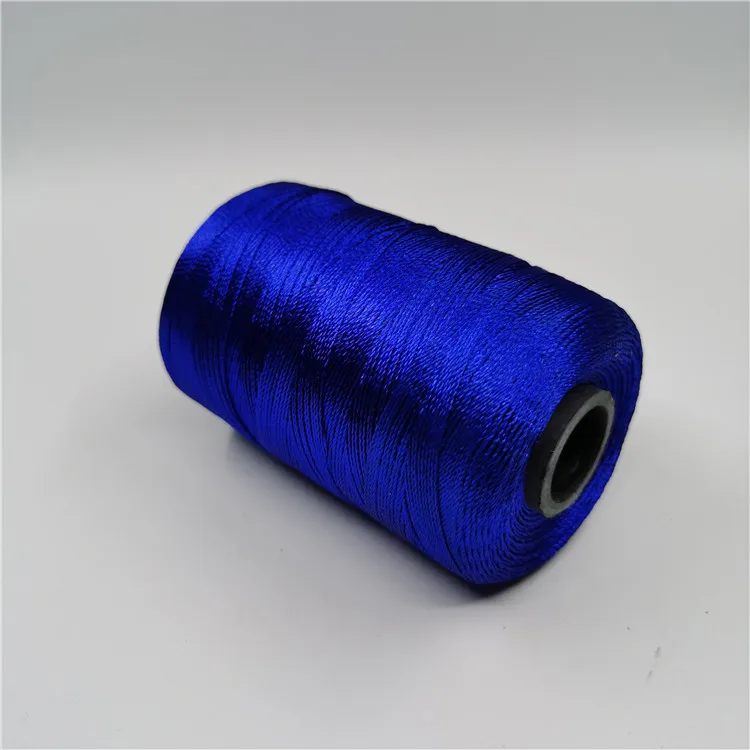 Factory sale 210D/4  high tenacity blue color 100% polyester filament twsited fishing twine