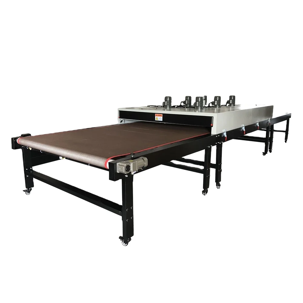 Doyan Big Size Hot air IR Heating Lamps Conveyor Dryer Screen Printing Infrared Tunnel Dryer for T-shirts