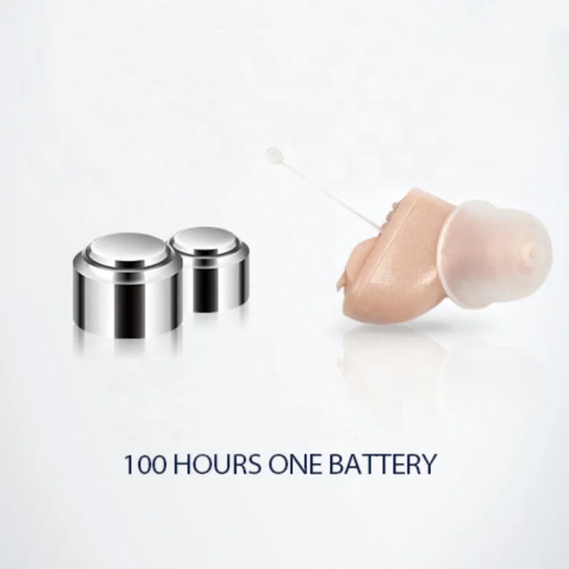 Mini Cic Ear Hearing Amplifiers Analog Invisible Hearing Aid