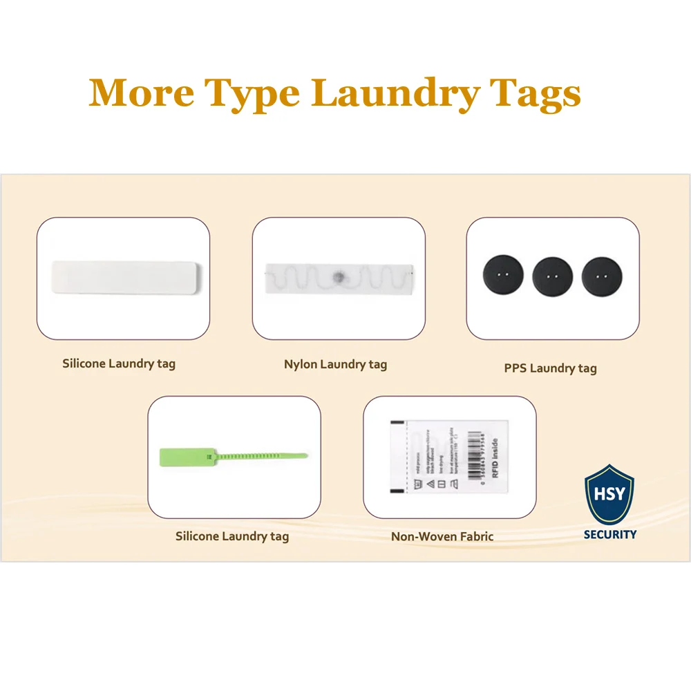 Wholesale Price Non-Woven Fabric Washing Laundry Tags Cloth RFID UHF tag