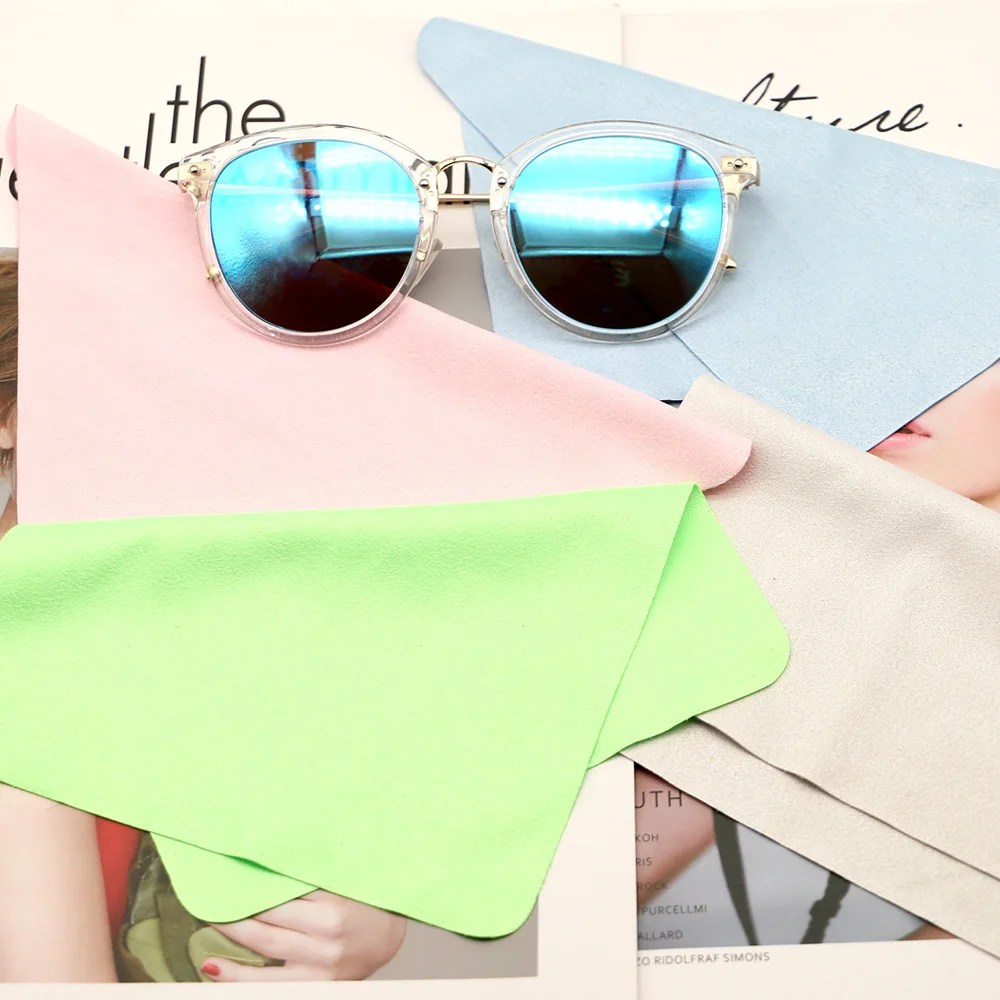 Bulk sale Eye Glasses Screen Cleaner Cloths Microfibra Lens Eyeglass Microfiber Cleaning Cloth For Electronic