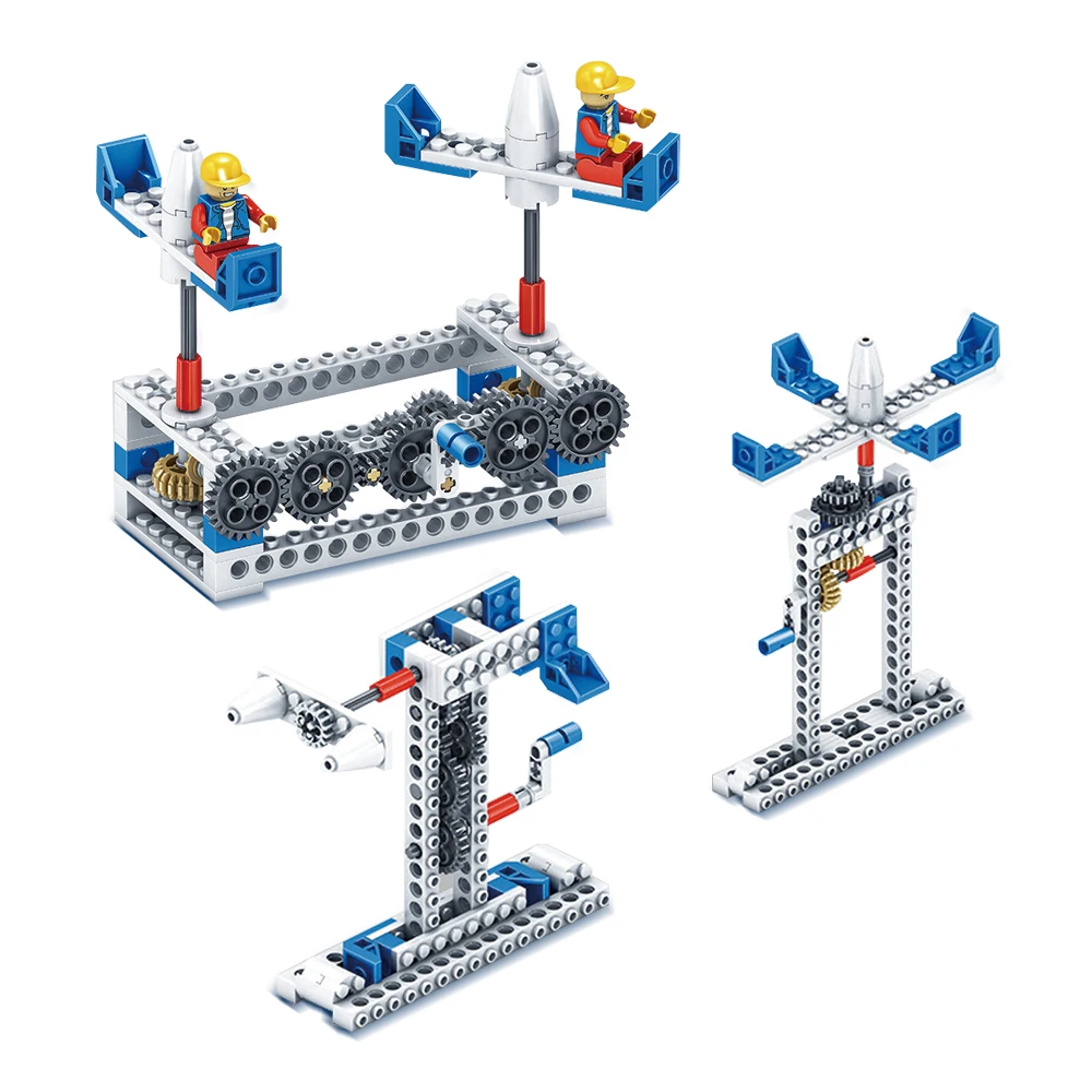 Kidsbits 3 in 1Technology Assembled Building STEM Blocks STEM Siege Car Series Compatible With Lego Blocks
