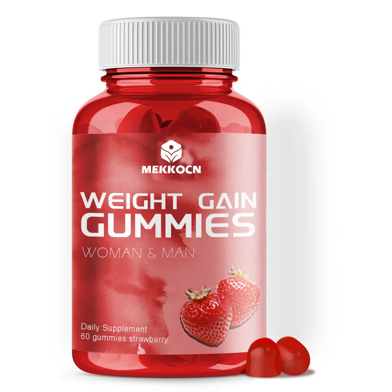 Nutritional Weight Gain Gummies Organic Muscle Building Gummy Vegan Gummies Weight Gain Supplement