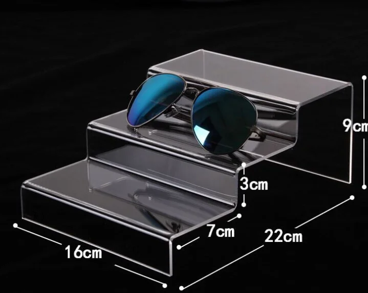Acrylic car shaped glasses display stand Desktop creative optical shop transparent sunglasses window display racks and holder