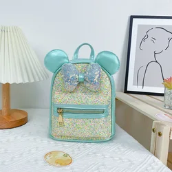 Factory Toddler  Sequins  Kids Cartoon Mouse Bowknot Backpack Mini Schoolbag Children School Bags