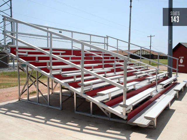 MC-8F outdoor metal structure bleacher for the football cricket education public events