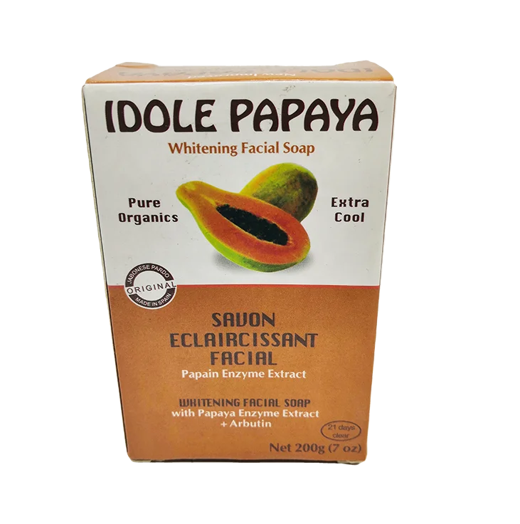 
idole papaya whitening facial bath soap bio africa middele east oil amira mekako eva jaribu 