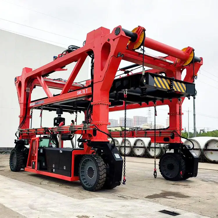 China manufacturer rubber tyred gantry crane Double Girder RTG Rubber Tyre Container Gantry Crane
