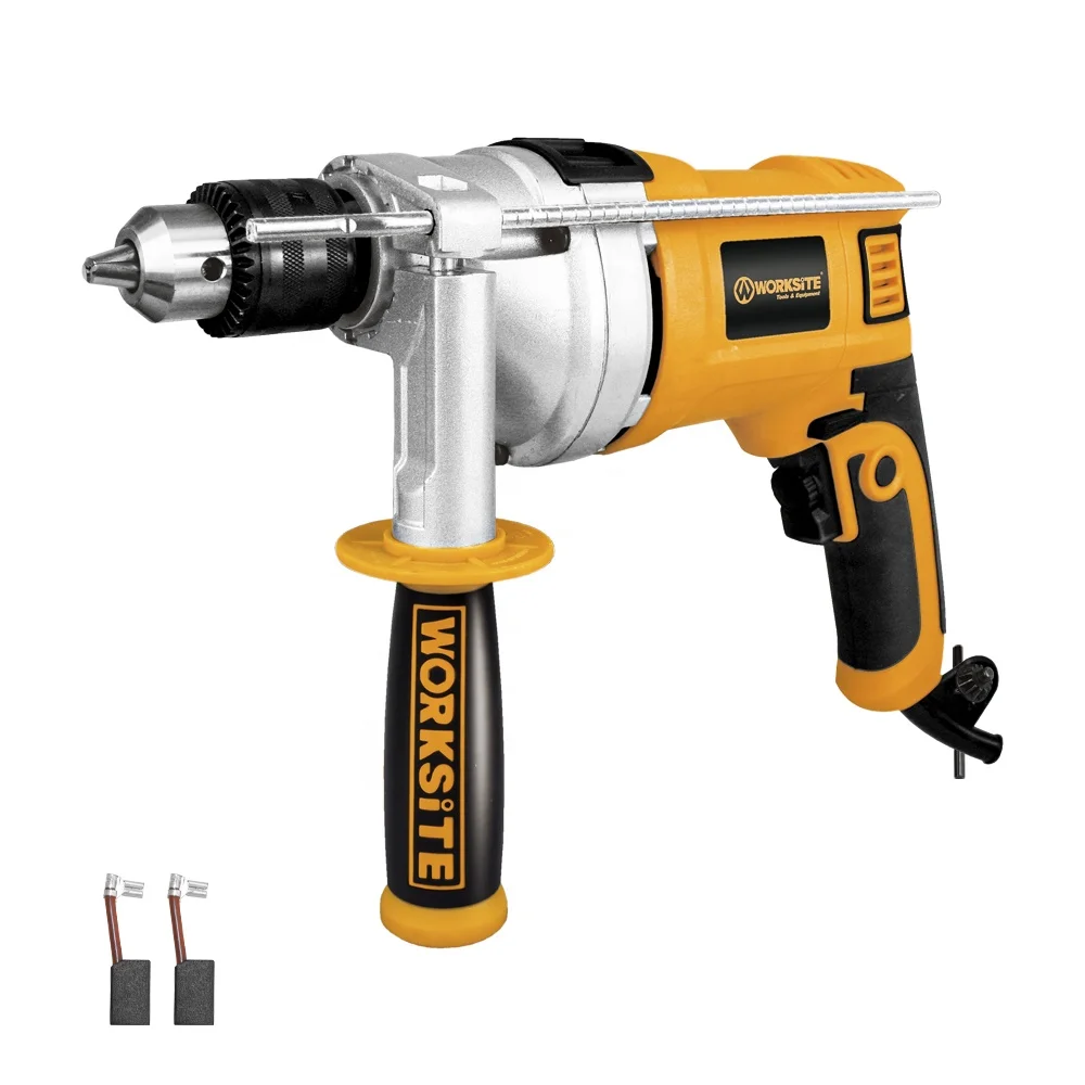 WORKSITE Customized Professional Electric Impact Drill 1100W 220V Power Drilling Tools Concrete 13mm Impact Drill