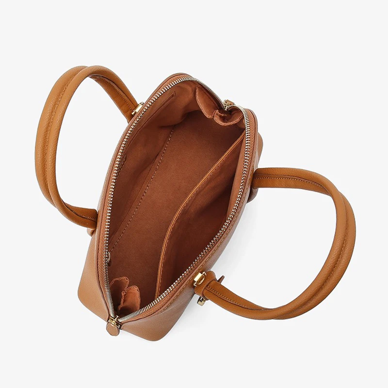 Oem Custom Logo Luxury Embossed shell shape pu Leather Tote Bags For Women Purses