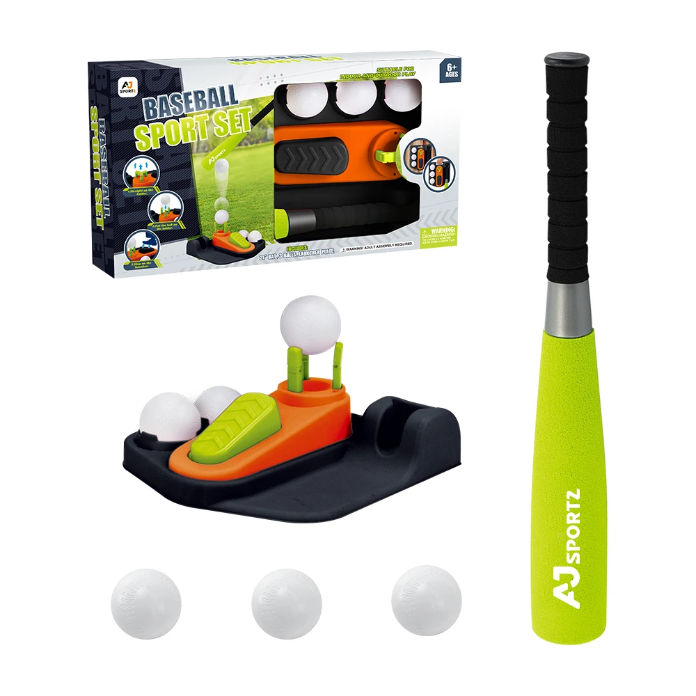 New Arrival Kids Auto Baseball Pitching Machine Toy Set Automatic Ball Launcher For Training Equipment & Children Practice Toys