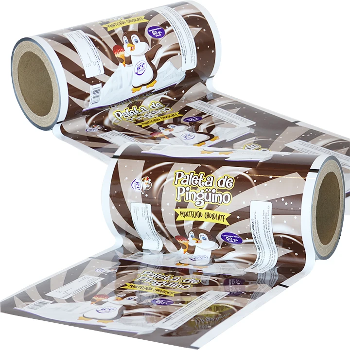 Heat Seal Food Grade Custom Aluminum Packaging Ice Cream Popsicle Lolly Stick Bar Pop Moulds Stackable Packaging Plastic Bag