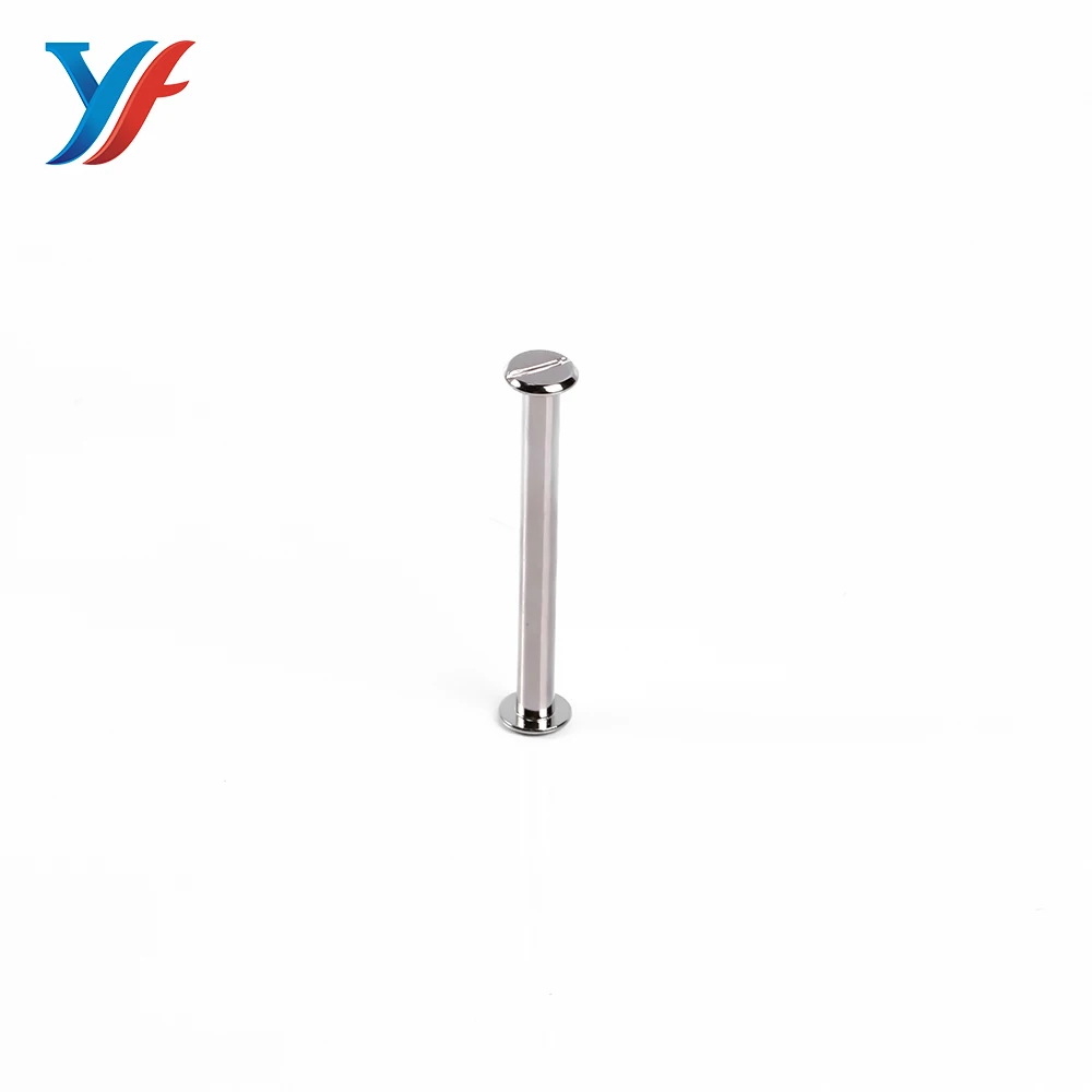 Stainless steel binding head post chicago book screw