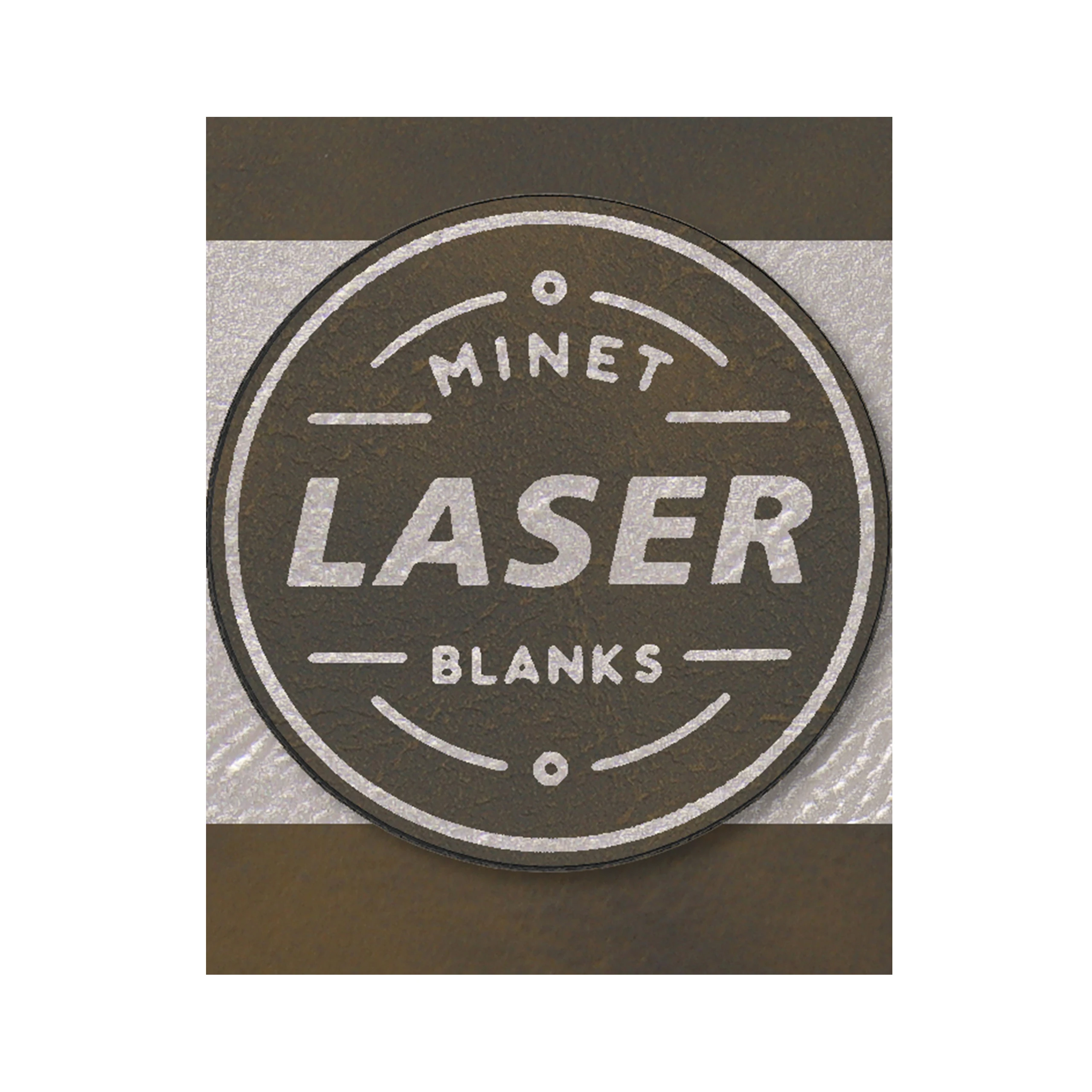 Vintage Rustic Color Laserable Leatherette Sheet Without Adhesive Hot Selling Laser Engrave Silver Logo Leatherette Sheet