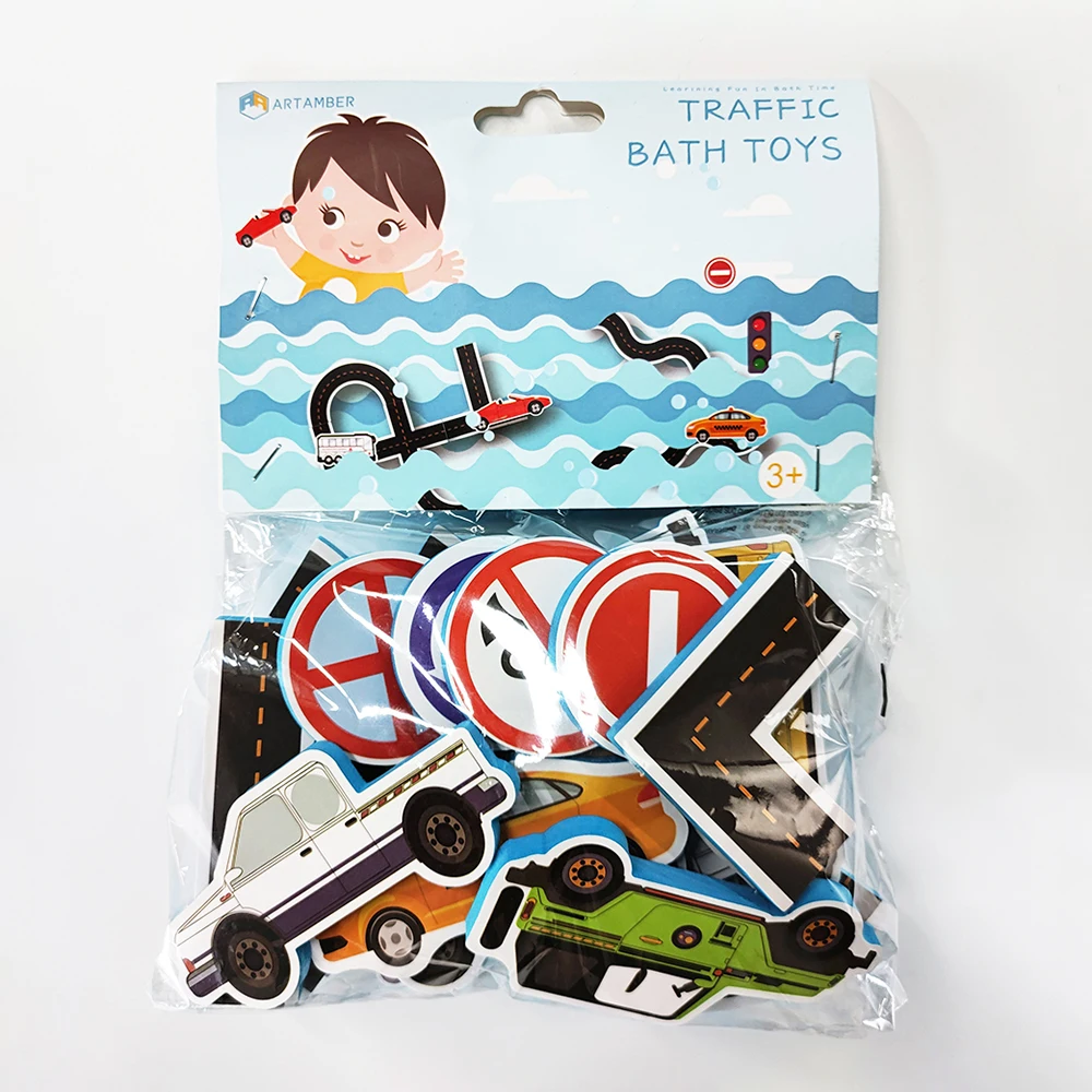 2021 Eco-friendly kids popular EVA bath toy/ EVA bath Manufactory Custom Room Decorative Bubble Sticker Foam Sticker