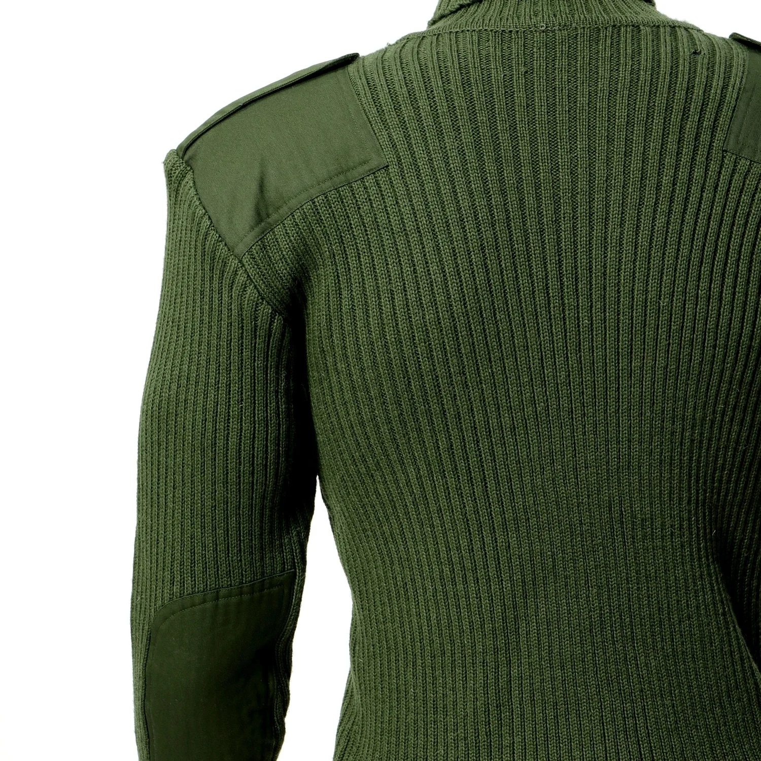 Acrylic Mil Spec Sweater GI Standard Duty Pullover Jungle Green with Knitted Olive Wool Army Green Tactical Sweater
