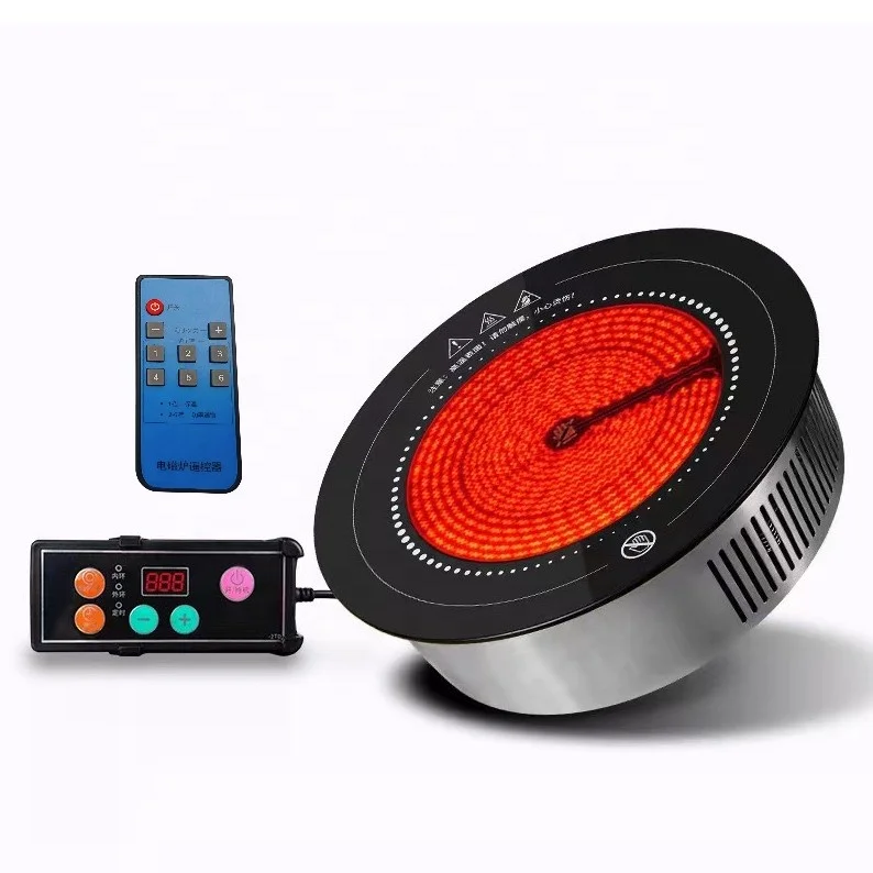 2500 Вт Встроенная мощная Коммерческая электрическая керамическая печь 3000 Одиночная индукционная варочная плита для ресторана