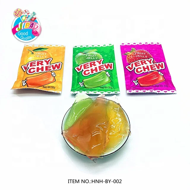 Children Cheap Halal Good Tasty Sweet Fruity Flavor Very Chew Fruit Jelly Candy