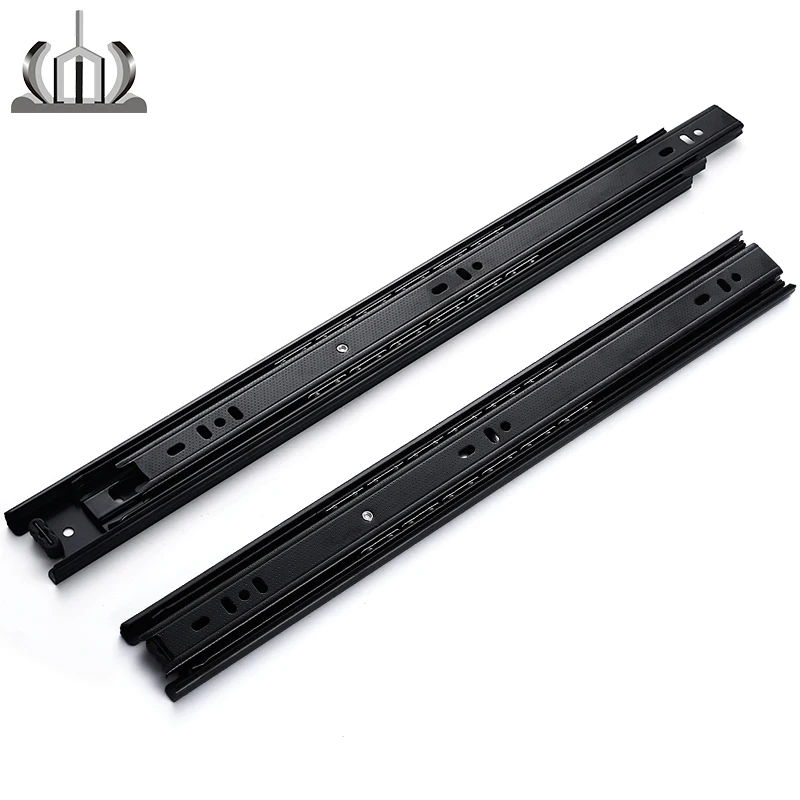 RENXING bayonet dtc rail 3 fold channel ball bearing drawer slide drawer track drawer guides rail