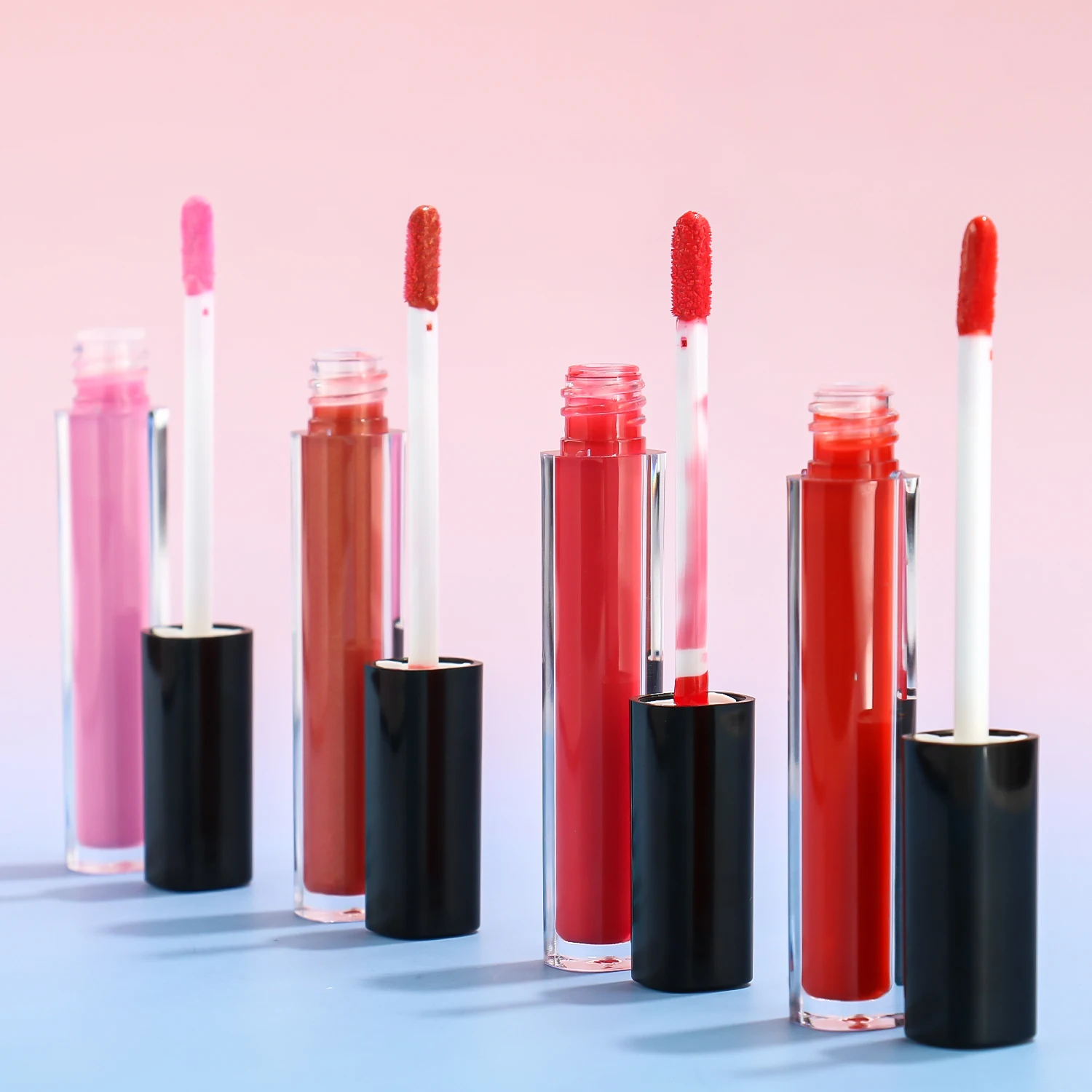 Black Lip Gloss Private Label Waterproof Lipgloss Vegan Lip Gloss Long Lasting Empty Lip Gloss Tubes