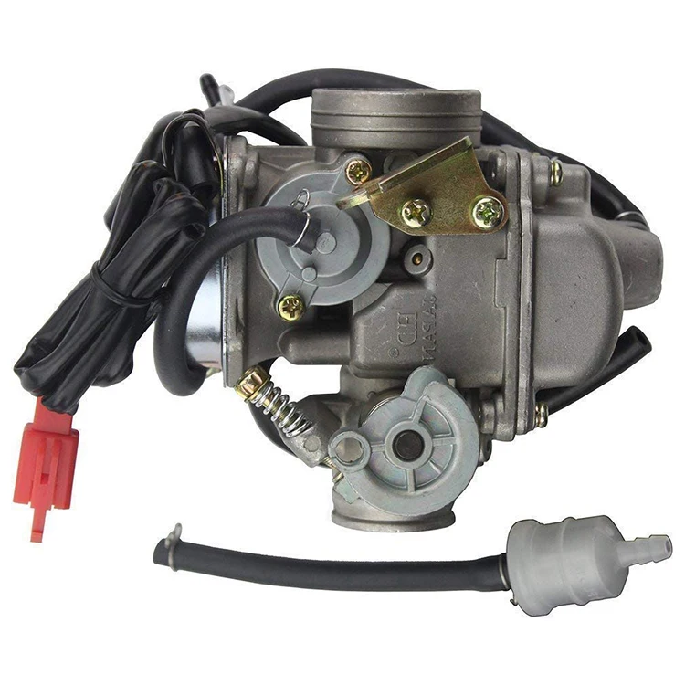  Карбюратор GOOFIT PD24J 24 мм холодные стартеры для GY6 150cc 152QMI 157QMJ ATV Go Kart мопед мотоцикл
