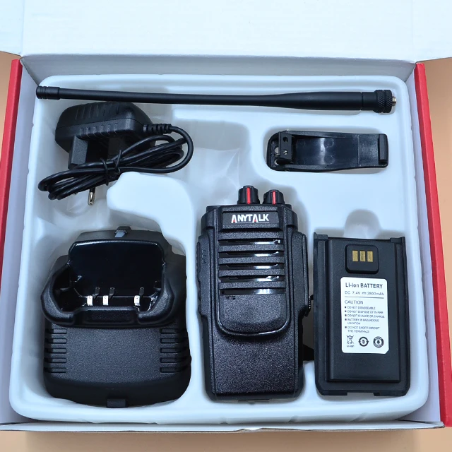 Anytalk 2021 NEW High power 10W handheld FM transceiver VHF UHF T-650 VHF UHF portable two way radio with DTMF walkie talkie