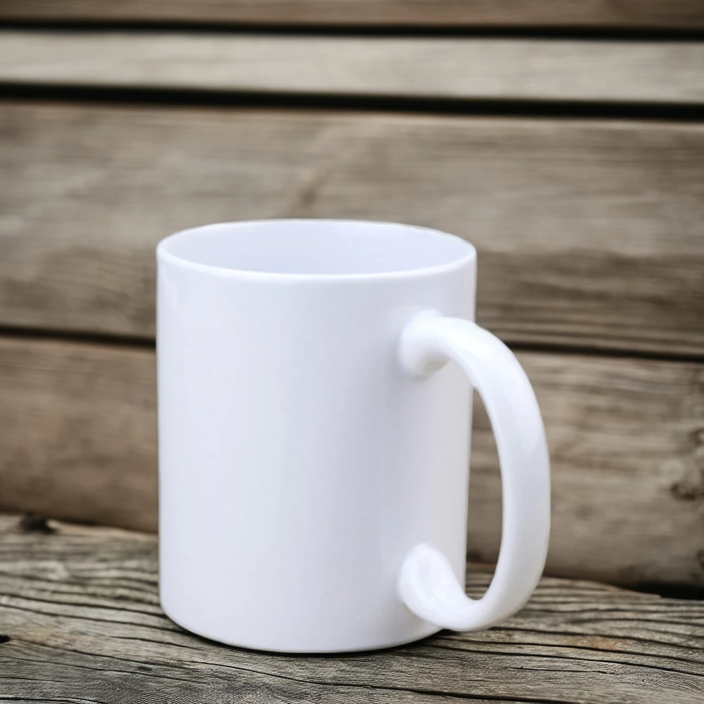 Wholesale Products Personalized 11-ounce Ceramic White Sublimated Blank Ceramic Coffee Cups
