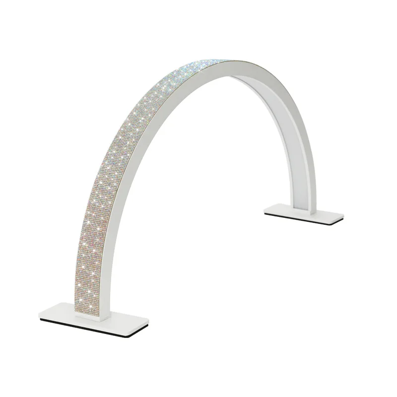 30W Diamond LED Moon Lash Light For Makeup Tattoo Artists Nail and Eyelash Lighting Beauty Salon Half Moon Nail Lamp