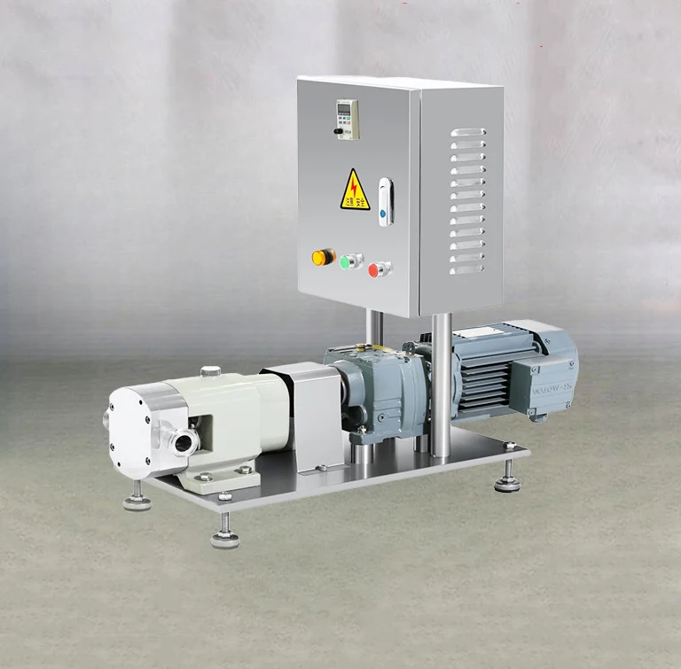 Meat Pump Manufacturer Stainless Steel Sanitary Food Grade Seasonings/beer/molasses/sauce/honey/syrup Rotor Rotary Lobe Pump